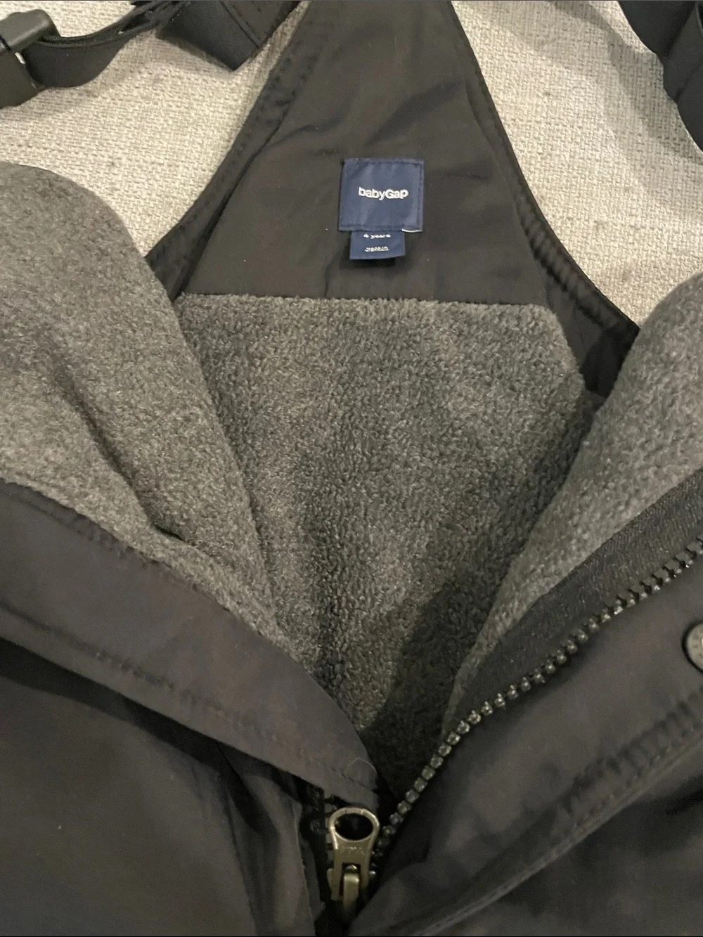 GAP Black Kids Snow Overalls Bib